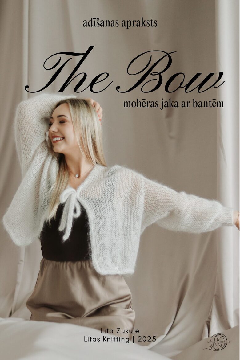 Adīšanas apraksts | The Bow mohēras jaka