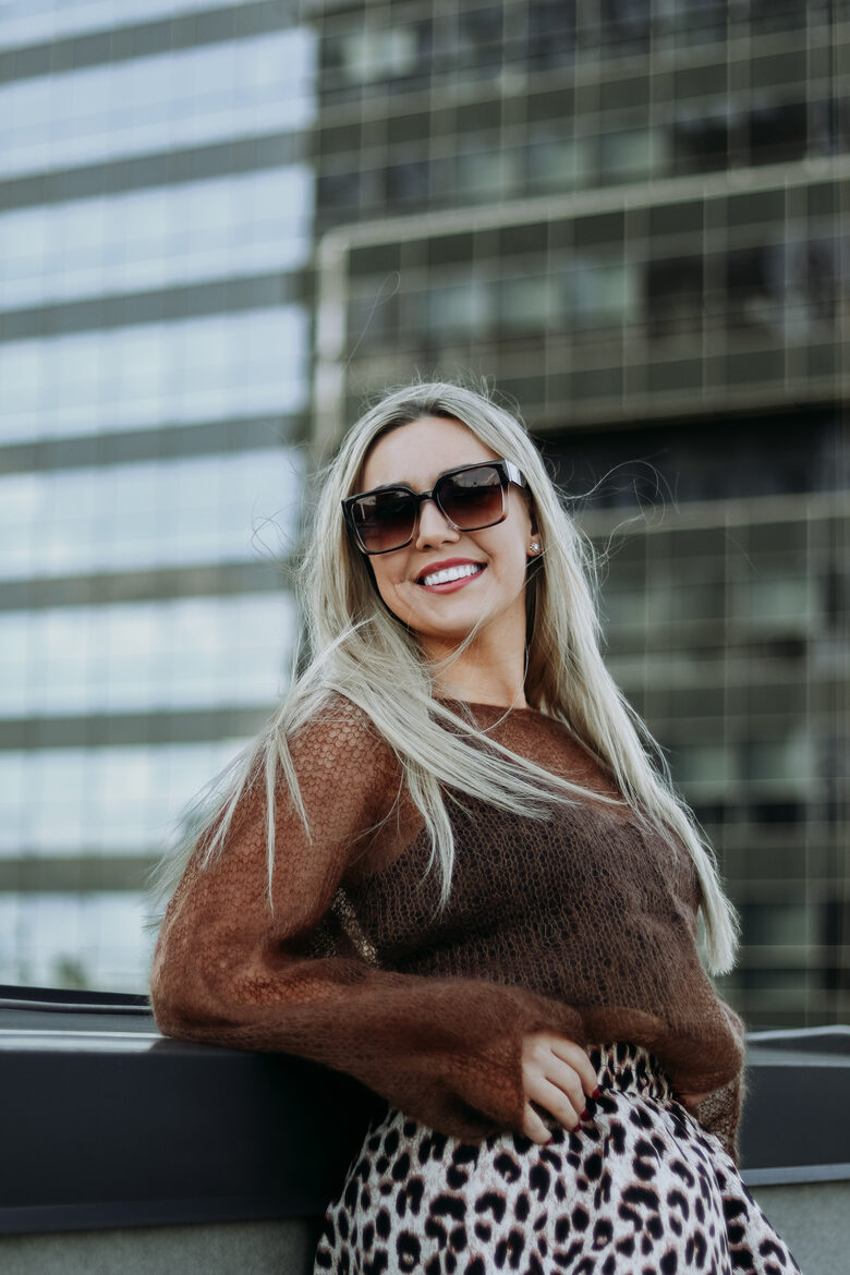 Mohēras džemperis | brūns | DREAM TOUCH