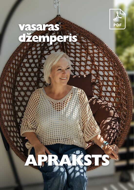 Adīšanas apraksts | VASARAS DŽEMPERIS