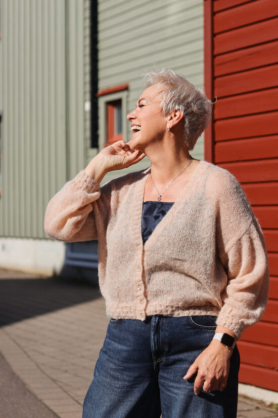 Rudens jaka | TIMELESS TOUCH | bēši rozā krāsā