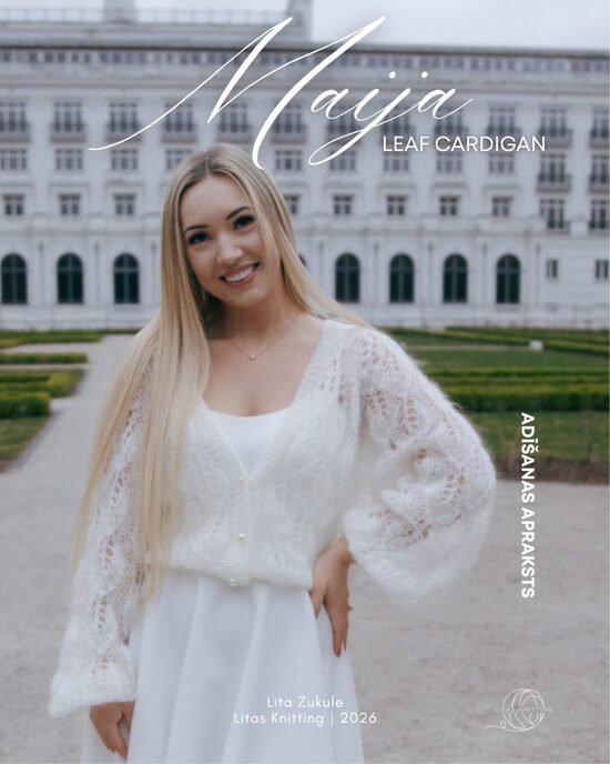 Adīšanas apraksts | MAIJA | leaf cardigan